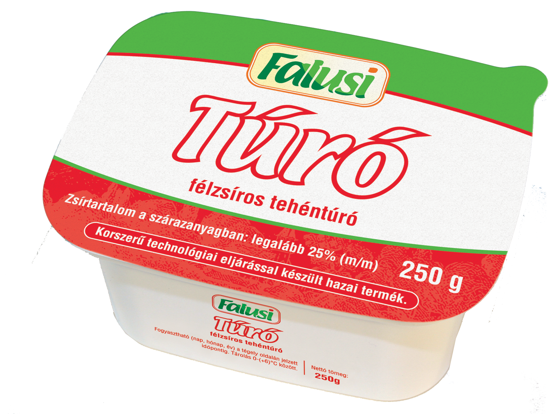 Falusi félzsíros túró 250g